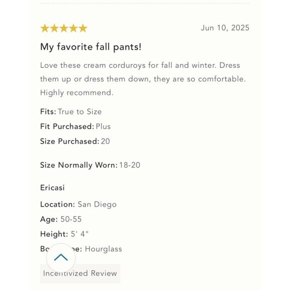 NWT Anthropologie Maeve 18W The Colette Wide Leg Cropped Cream Ivory Corduroy - Picture 3 of 12